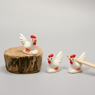 Ceramic Little Cock Chopstick Rest Super Cute Cute Cute Cock Chopstick Rest Decoration W001