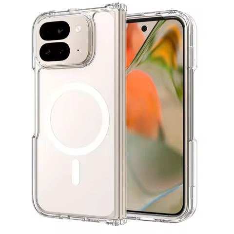 For Pixel 10 Pro Fold Clear Phone Case, Compatible with MagSafe Drop Protection Protection Cover For