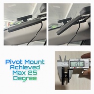 OBU Panel Bracket Slim Pivot Mount Max 25°Angle Car IU ERP