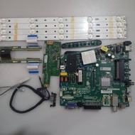 LE43B9100TF HAIER 43"TV MAIN BOARD, T-CON, POWER BUTTON, LVDS CABLE AND BACKLIGHT