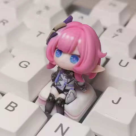 Honkai Impact 3rd colleagues Elysia role Keycap cute style Exquisite appearance Premium material mat