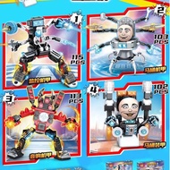 Lego Skibidi Toilet- Bộ Mô Hình Lắp Ráp Skibidi Tv Man 95-116 Chi Tiết Người Đàn Ông Nhà Vệ Sinh 202