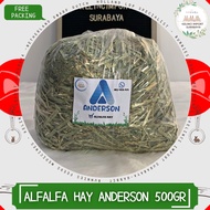 Alfalfa Hay ANDERSON Grass Hay Rabbit Food - 500 Grams