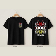 SKM ADULT DISTRO T-SHIRT BORNEO KALIMANTAN MOTIF BORNEO DAYAK T-SHIRT/ COMMUNITY T-SHIRT/ T-SHIRT T-