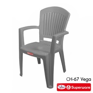 Srithai Superware เก้าอี้พลาสติก เก้าอี้สนาม เก้าอี้ท้าวแขน รุ่น CH-67 Vega
