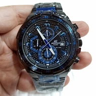 C*s*o ED*F*C* EFR-539BK-1A2 EFR-539 Chronograph Blue Dial Black Steel Men's Watch