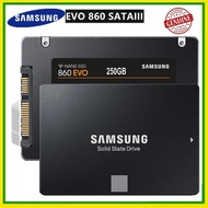 【Gutana】 ☫ Samsung 860 EVO SSD 250GB 500GB 1TB Internal Solid State Disk Hard Drive SATA3 2.5 Inch For Laptop