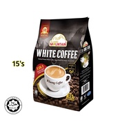 Kluang Mountain Cap Televisyen White Coffee 3 in 1 (15 sticks x 1 pack) Instant Coffee Powder