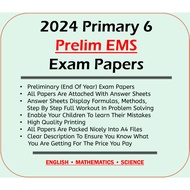 2024 Primary 6 Prelim English | Mathematics | Science Exam Papers | P6 | Singapore Top School Examin
