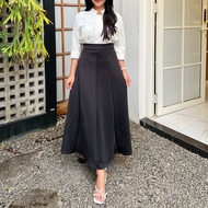 PREMIUM MATERIAL/ Audy Skirt - Korean Maxi Skirt - Korean Loose Maxi Skirt - Women's Skirt