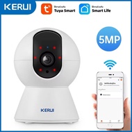 KERUI มินิในร่มไร้สาย 5MP Tuya สมาร์ท WiFi IP กล้อง Home Security กล้องวงจรปิดการเฝ้าระวังกล้องติดตา