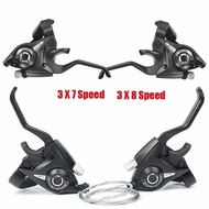 ST-EF51-7-8 Bicycle Shifter Derailleur MTB GEAR Shifter 3 x 7 Speed Lever Gear Tangan Basikal 3x8 Sp