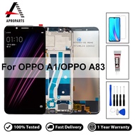 จอ LCD คุณภาพชั้นนำสำหรับ OPPO A1 2018 A83 CPH1729 CPH1827 จอแสดงผลดิจิตอลหน้าจอสัมผัสอะไหล่ทดแทนประ