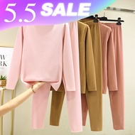 2024 thermal underwear Suit women Winter Dralon Long Johns femme 2 pieces set lange onderbroek