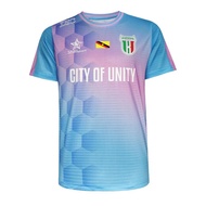 Kuching City FC Jersey City of Unity Baju Bola Kuching Sarawak Round Neck Short Sleeve Football Jers