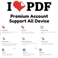ILOVEPDF PDF Editor Pro Original Account 1 Month PDF Converter