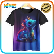 3D Kids Animal Dragon T-Shirt 3D Dragon Dragon Top N3D-02 For Ages 1-12 Years