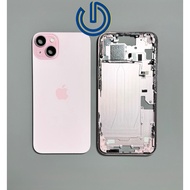 HOUSING BACK CASING 15 PLUS ESIM PINK ORIGINAL COPOTAN CONDITION 99%