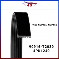 Toyota  Fan Belt 4PK1240 For Vios NCP42 / NCP150 (90916-T2030)
