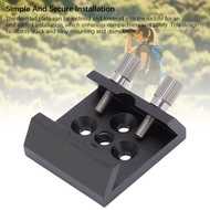 Finder Scope Dovetail Mounting Base Aluminium Alloy Telescope Finderscope Mount Bracket with M4 Hole