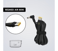 สายไฟ DC5521 สําหรับ ResMed Airmini CPAP Machine สําหรับการเดินทางบนเครื่องบินรถไฟยานพาหนะวันหยุดวัน