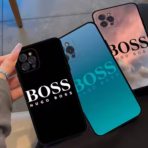 H-Hugo Cool B-Boss Phone Case For IPhone 16 17 Air 15 14 13 12 11 Pro Max 16E Plus Fundas
