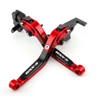 คันเบรคชะแลงสำหรับรถยนต์คลัตช์เบรกกระจกพับได้ CNC อุปกรณ์เสริมรถจักรยานยนต์เหมาะสำหรับ Suzuki GSX-S1