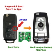 Volkswagen VW Polo Golf Scirocco Tiguan Modified Folding Key Flipkey Casing