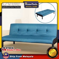 HOMETECH2U : LAVELLE 3 Seater Durable Foldable Sofa Bed 2 in 1 [MADE IN MALAYSIA -READY STOCK]