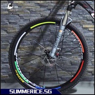 Bicycle Motorcycle Wheel Sticker Reflective Decal Rim Tape Bike Shape
