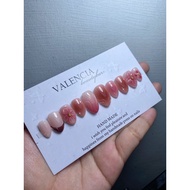 Press on nails pink 3d