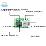 [LI] 3A Mini DC-DC step down converter volt regulator 5V-23V to 3.3V 6V 9V 12V
 【IE】