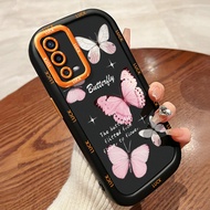 OPPO A55 4G Case Cute Butterfly Silicone Case