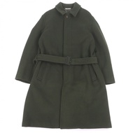 สภาพดีเยี่ยม □ เสื้อโค้ท AURALEE A7AC02BM Beaver Melton Soutien Collar Coat แบบมีเข็มขัด ติดกระดุมด้