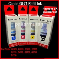 Canon Gi-71 gi71 compatible refill ink for canon G2020 G3020 G1020 G3060 G3770 G4770 G1730 G3730 ink