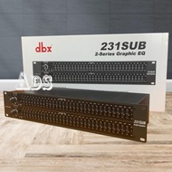 Equalizer dbx 231 sub EQ 231 SUB Dbx 231 + Subwoofer
