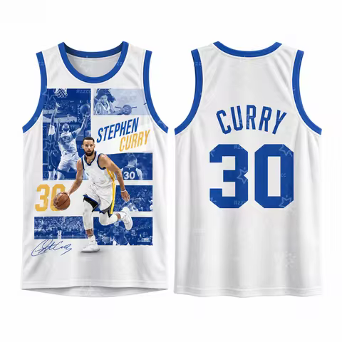 2026 Stephen Curry No. 30 Basketball Jersey Game Training Uniform Summer Sports Men's Sleeveless Shi