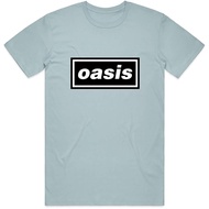 AWDIP Men's Official Classic Oasis Logo T-Shirt Definitely Maybe Alternative Rock Band