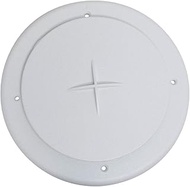 Valterra A10-3354VP White Rotating Heat and A/C Register with Damper (4" ID, 7" OD)