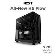 NZXT H6 Flow Compact Dual-chamber ATX Case - All Black