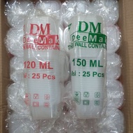 THINWALL DM 120 ML & 150 MINI SQUAREML - CONTENTS 25
