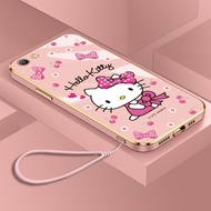 Casing OPPO F1s F21 Pro F23 F5 F7 F9 Pro Hello Kitty Phone Case hellokitty soft New Design Cover