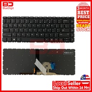 NEW US English laptop keyboard for HP Probook 440 G6 445 G6 440 G7 445 G7 black with backlight