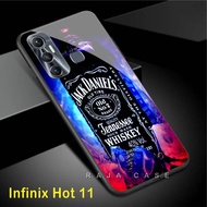 Softcase Glass Kaca Infinix Hot 11- J03 - Casing Hp Infinix Hot 11 - Pelindung hp Infinix Hot 11 - Case Handphone Infinix Hot 11