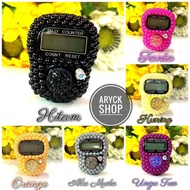 COLOR REDUCTION ️ *PLAIN HALFPEARL TASBIH* DIGITAL BLING BLING SWAROVSKY DZIKIR TOOL