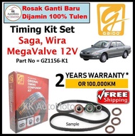 GAIDO - 1 SET Timing Belt Component Kit for Proton Wira  Saga  MegaValve 12  [ GZ1156-K1 ]