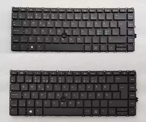 New Nordic Norwegian Danish Swedish Finnish Keyboard for HP ELITEBOOK 745 G7 745 G8 840 G7 840 G8 84