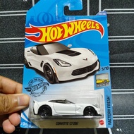 Hot Wheels Corvette C7 Z06 Factory Fresh White Toy Car 5/s10