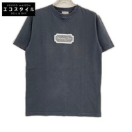 Dior Homme 243J685B0554 Black 22AW Logo Embroidery Gray T-Shirt XS [Used]