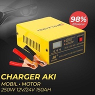 Charger Aki Mobil Motor 10A 250W 12V24V - Cdq
